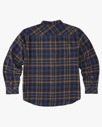 1 Boy's (2-7) Coastline Flannel Shirt Blue ABTWT00113 Billabong