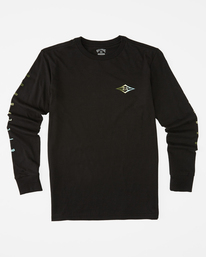 0 Boy's (2-7) Unity Long Sleeve T-Shirt Black ABTZT00224 Billabong