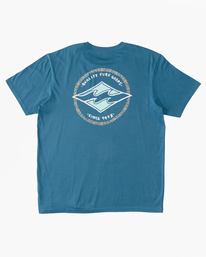 billabong, Boy's (2-7) Rotor Diamond T-Shirt, BLUE LAGOON (bll) ROTOR DIAMOND SS ABTZT00258