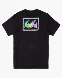 billabong, Boy's (2-7) Crayon Wave T-Shirt, BLACK (blk) CRAYON WAVE SS ABTZT00260