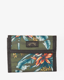 3 Tribong Lite Tri-Fold Wallet Black ABYAA00146 Billabong