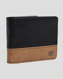 1 Dimension Bi-Fold Wallet Black ABYAA00153 Billabong
