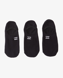 0 3-Pack Core No-Show Socks  ABYAA00169 Billabong