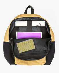 3 All Day Color Block 24L - Medium Backpack for Men Yellow ABYBP00143 Billabong