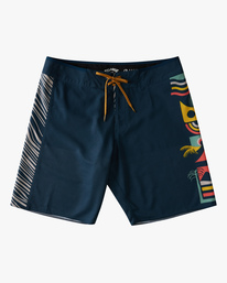 6 D Bah Airlite Boardshorts 19" Blue ABYBS00102 Billabong