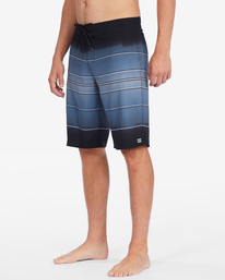 3 All Day Stripe Pro Boardshorts 21" Grey ABYBS00111 Billabong