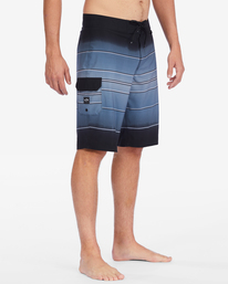 4 All Day Stripe Pro Boardshorts 21" Grey ABYBS00111 Billabong