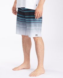 3 All Day Stripe Pro Boardshorts 21" Grey ABYBS00111 Billabong