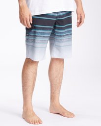4 All Day Stripe Pro Boardshorts 21" Grey ABYBS00111 Billabong