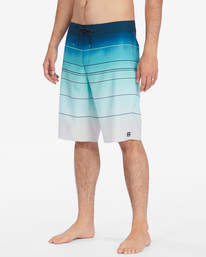 3 All Day Stripe Pro Boardshorts 21" Blue ABYBS00111 Billabong
