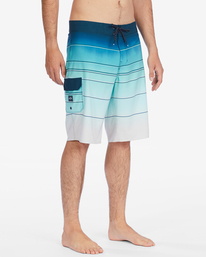 4 All Day Stripe Pro Boardshorts 21" Blue ABYBS00111 Billabong