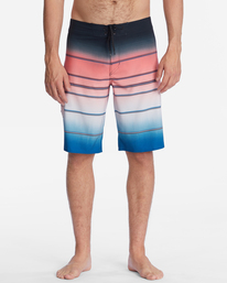 2 All Day Stripe Pro Boardshorts 21" Red ABYBS00111 Billabong