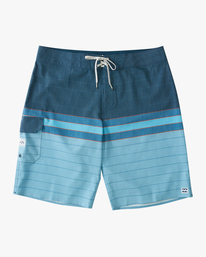 0 All Day Heather Stripe Pro Boardshorts 20" Blue ABYBS00112 Billabong