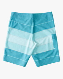 6 All Day Heather Stripe Pro Boardshorts 20" Blue ABYBS00112 Billabong