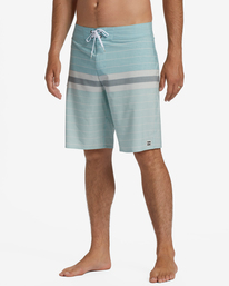 3 All Day Heather Stripe Pro Boardshorts 20" Blue ABYBS00112 Billabong