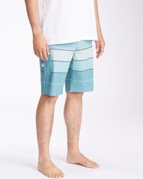 4 All Day Heather Stripe Pro Boardshorts 20" Orange ABYBS00112 Billabong