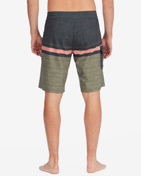 5 All Day Heather Stripe Pro Boardshorts 20" Green ABYBS00112 Billabong
