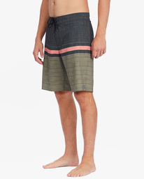 3 All Day Heather Stripe Pro Boardshorts 20" Green ABYBS00112 Billabong