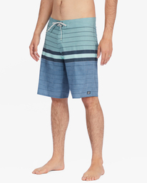 billabong, All Day Heather Stripe Pro Boardshorts 20", SAGE (sag) ALL DAY HEATHER STRIPE PRO ABYBS00112