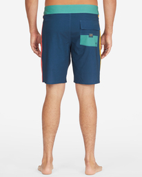 6 D Bah Pro Boardshorts 19" Blue ABYBS00120 Billabong