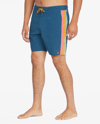 3 D Bah Lo Tides Boardshorts 17" Blue ABYBS00126 Billabong
