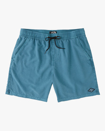 0 All Day Overdyed Layback Boardshorts 17" Blue ABYBS00134 Billabong