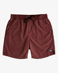 0 All Day Overdyed Layback Boardshorts 17" Red ABYBS00134 Billabong