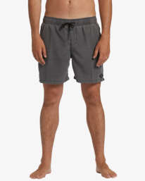 2 All Day Overdyed Layback Boardshorts 17" Black ABYBS00134 Billabong