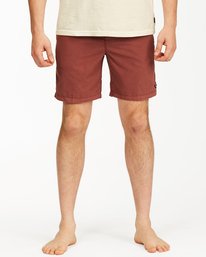 2 All Day Overdyed Layback Boardshorts 17" Red ABYBS00134 Billabong