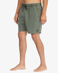 3 All Day Overdyed Layback Boardshorts 17" Green ABYBS00134 Billabong