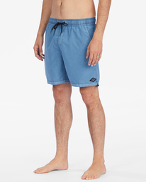 billabong, All Day Overdyed Layback Boardshorts 17", STEEL BLUE (s28) ALL DAY OVD LAYBACK ABYBS00134