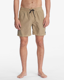 2 All Day Overdyed Layback Boardshorts 17" Brown ABYBS00134 Billabong