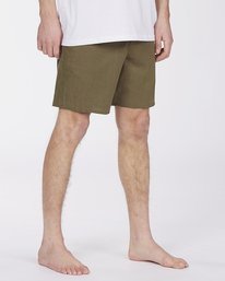 4 A/Div Surftrek Hemp Lo Tides Boardshorts 17"  ABYBS00138 Billabong