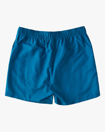 1 All Day Layback Boardshorts 16" Blue ABYBS00153 Billabong