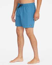 2 All Day Layback Boardshorts 16" Blue ABYBS00153 Billabong