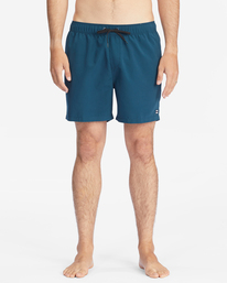2 All Day Layback Boardshorts 16" Blue ABYBS00153 Billabong
