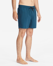 4 All Day Layback Boardshorts 16" Blue ABYBS00153 Billabong