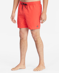 billabong, All Day Layback Boardshorts 16", RED HOT (rht) All Day Layback 16" - Board Shorts for Men ABYBS00153