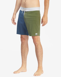billabong, All Day Pigment Pro Boardshorts 18", MILITARY (mil) All Day Pigment Pro 18" - Board Shorts for Men ABYBS00245
