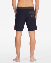 4 D Bah Lo Tide Boardshorts 18" Blue ABYBS00247 Billabong