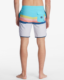 4 73 Spinner Lo Tide Boardshorts 19" Blue ABYBS00251 Billabong