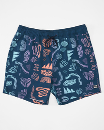 1 Sundays Layback Boardshorts 17" Blue ABYBS00253 Billabong