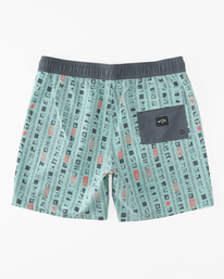 1 Sundays Layback Boardshorts 17" Green ABYBS00253 Billabong
