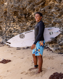 billabong, Sundays Layback Boardshorts 17", NEON BLUE (nbu) Sundays Layback 17" - Board Shorts for Men ABYBS00253