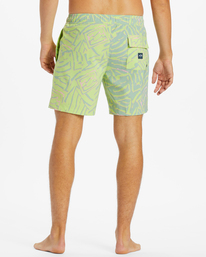 4 Sundays Layback Boardshorts 17" Yellow ABYBS00253 Billabong