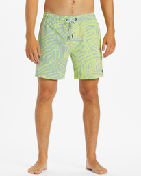 2 Sundays Layback Boardshorts 17" Yellow ABYBS00253 Billabong