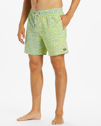 3 Sundays Layback Boardshorts 17" Yellow ABYBS00253 Billabong