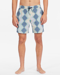 2 Sundays Layback Boardshorts 17" Green ABYBS00253 Billabong