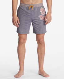 2 Sundays Layback Boardshorts 17" Grey ABYBS00253 Billabong