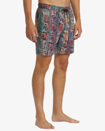 4 Sundays Layback Boardshorts 17" Orange ABYBS00253 Billabong